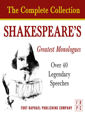 cover image of Shakespeare's Greatest Monologues--The Complete Collection